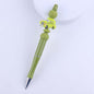 Cartoon Car Silicone Beaded Pens Handmade Office School Supplies Gift 9