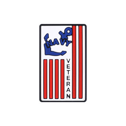 20Pcs Silicone Focal Beads Careers Veteran Flag Designs 5