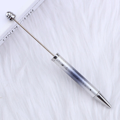 UV Plating Starry Sky Sequins Gradient Beadable Ballpoint Pens DIY Craft Supplies 14