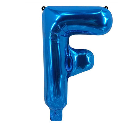 Blue Letter Foil Balloons Party Decoration 16 Inch 50pcs 8