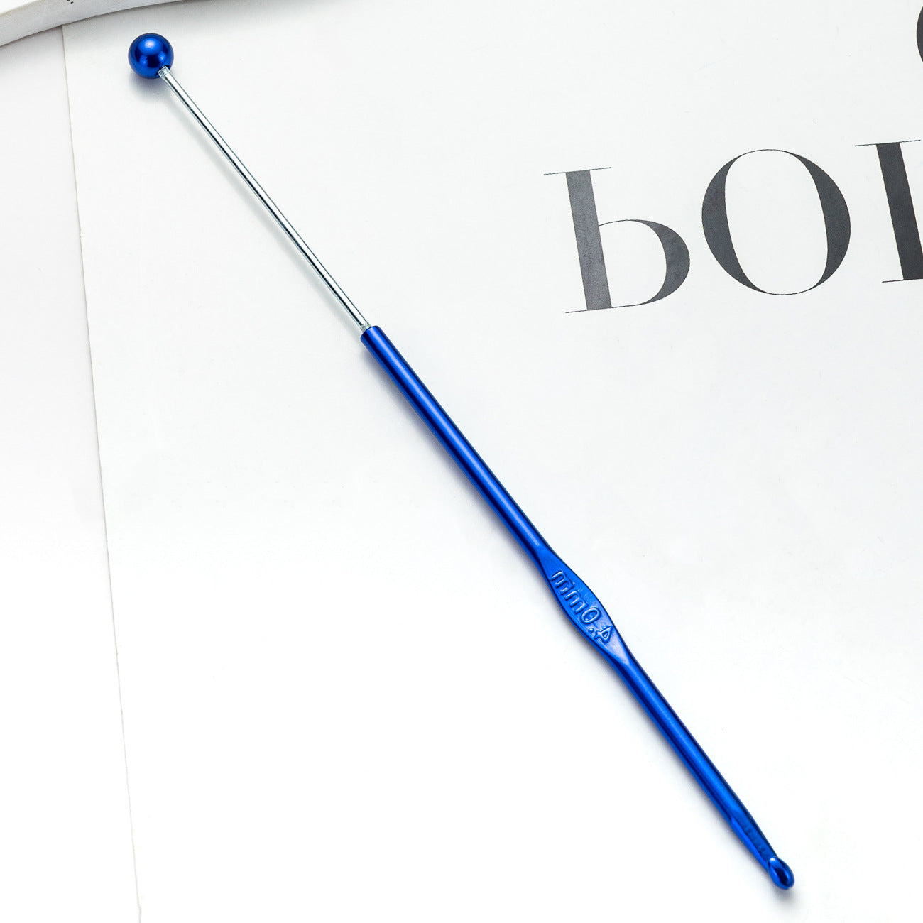Beadable Crochet Hooks Metal DIY Craft Tool 3.0mm-6.0mm Sizes 14