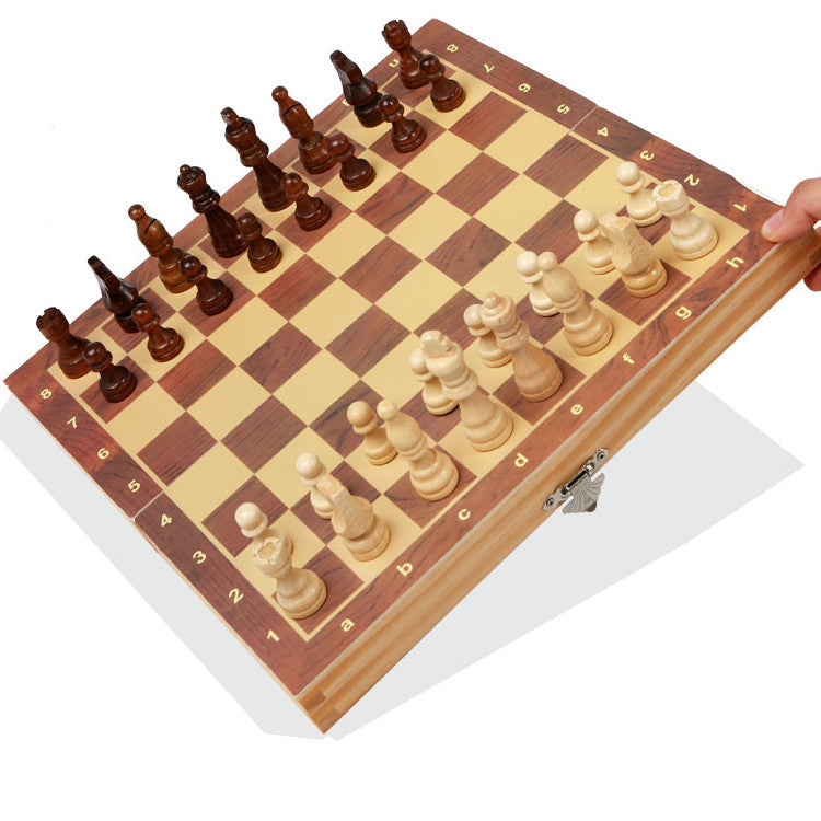 Wooden Chess Toy Educational Toy for Kids 3