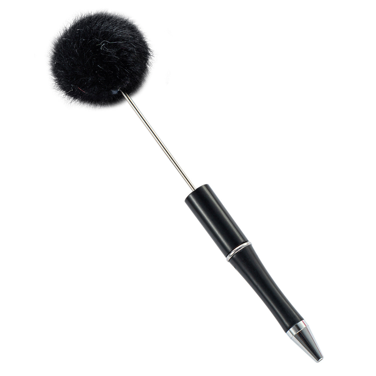 Plush Pom-pom Beadable Ballpoint Pens 15.5 x 0.8cm DIY Craft Supplies 5