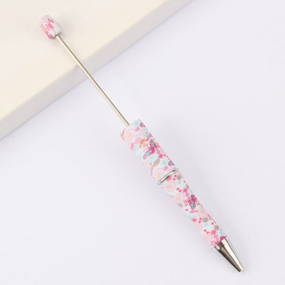 Printed Pattern Beadable Ballpoint Pens DIY Craft Supplies 10