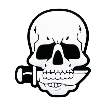 20Pcs Silicone Focal Beads Knife Skull Holding Knife 4