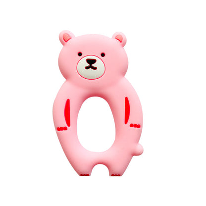 Silicone Bear Shaped Baby Teething Toy for Infant 5