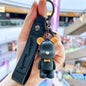 Bear Silicone Keychain with Silicone Strap Charm for Bag or Keys 10