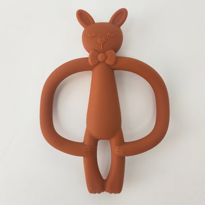 Silicone Baby Teether Rabbit Shape 2Pcs Set for Infant 10