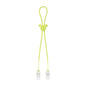 Silicone Baby Teether Anti Loss Rope with Clip 42.5cm 17
