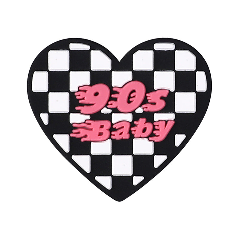 20Pcs Silicone Focal Beads Cartoon Love Pink Series With Bow and Heart Details 9