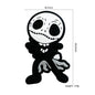 20pcs Silicone Focal Beads Monster Skeleton Character Side Profile 2