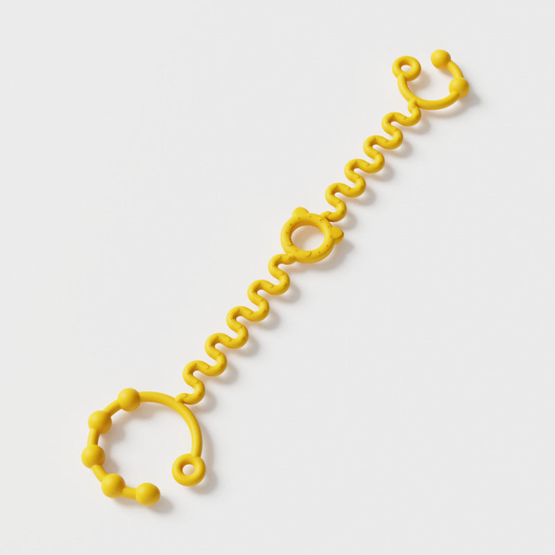 Silicone Baby Teething Toy Chain with Anti Drop Feature 12