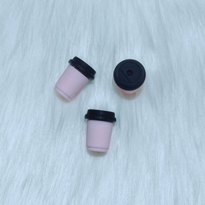 20Pcs Silicone 3D Focal Beads Solid Colorful Cup Holding Lid Detail 9