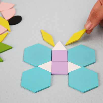 Wooden Puzzle Montessori Toys Educational Toy 12.5x9.5x4.2cm 4