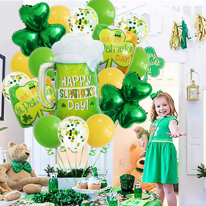 St. Patrick's Day Foil Balloon Set Party Decoration 2