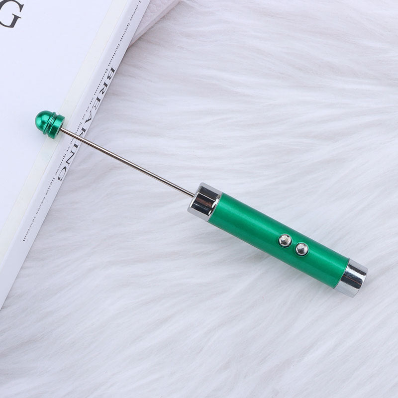 Beadable Flashlight Aluminum Alloy LED Infrared Banknote Verification DIY 10