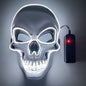 White Skull Glowing Halloween Mask Party Decoration 2