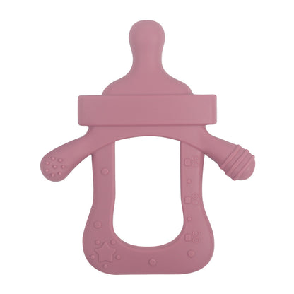 Silicone Baby Teething Toy Bottle Shape for Infant 24