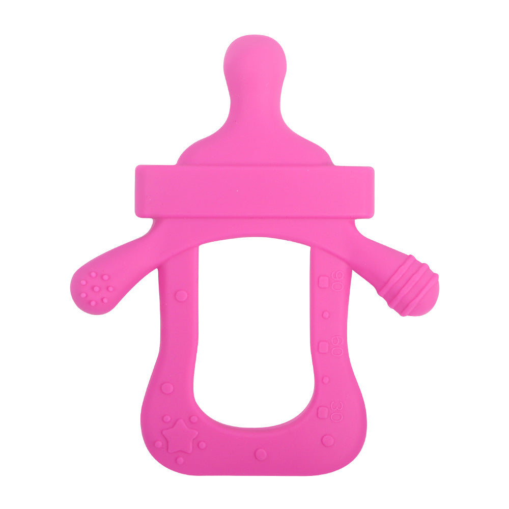 Silicone Baby Teething Toy Bottle Shape for Infant 13