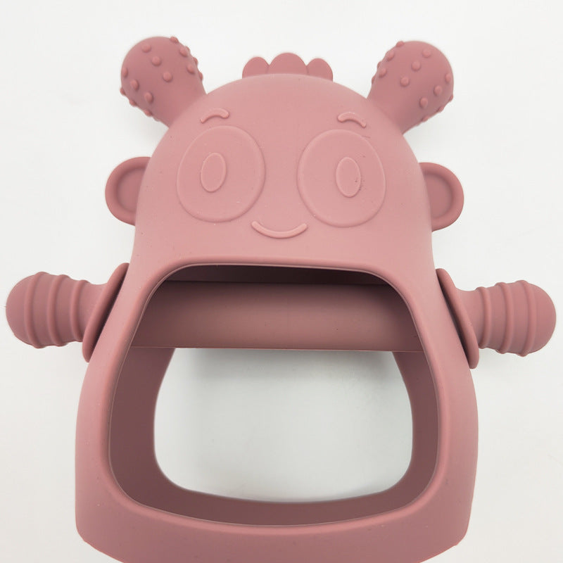 Silicone Baby Teething Toy Monster Grip Shape 2 Pack 7