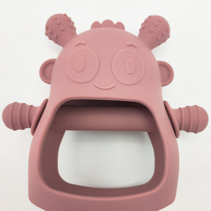 Silicone Baby Teething Toy Monster Grip Shape 2 Pack 7