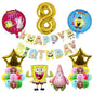 SpongeBob SquarePants Foil Balloon Set Birthday Party Decoration 2Set 10