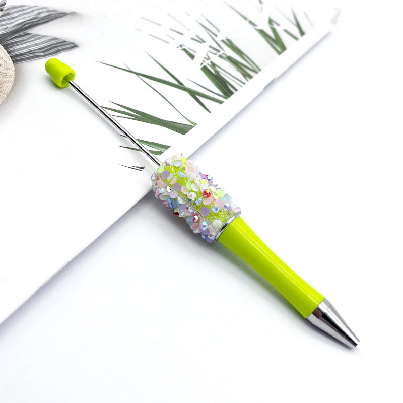 Resin Sequin Petal Beadable Ballpoint Pens DIY Craft Supplies 17