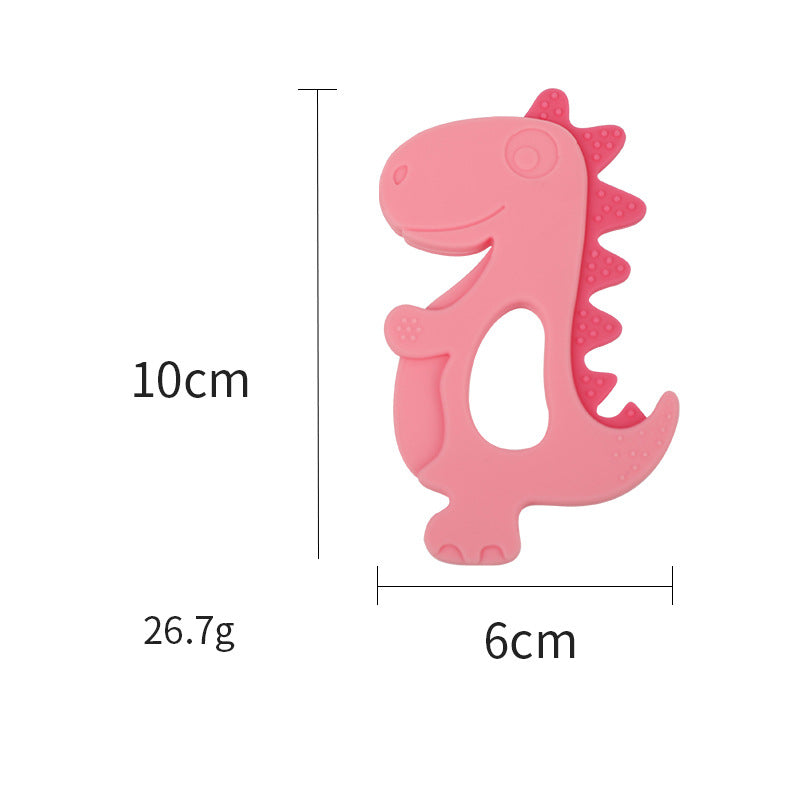Dinosaur Silicone Teething Toy Baby Teether for Infant 6