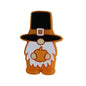 20pcs Silicone Focal Beads Christmas Hat With Printed Red Star 10