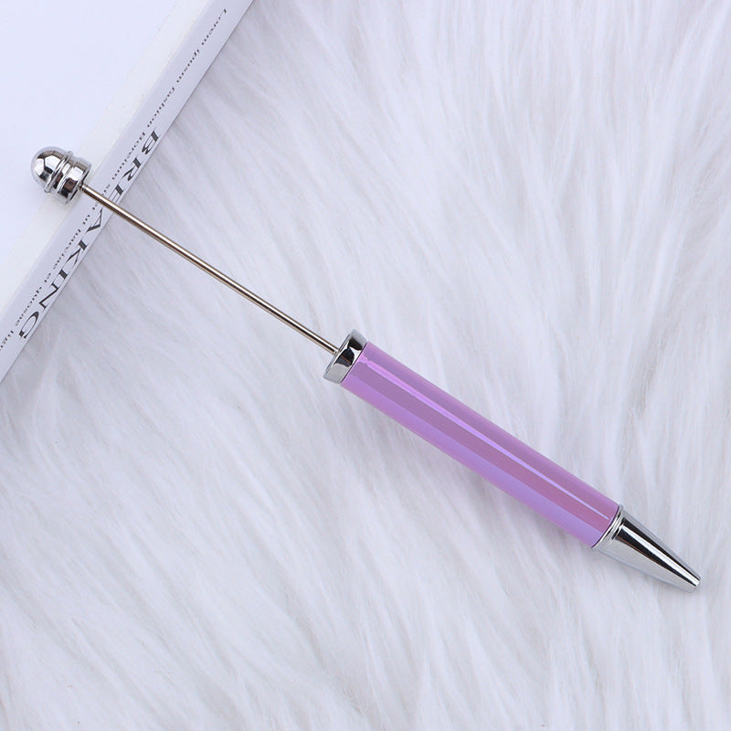 UV Electroplating Rainbow Color Beadable Ballpoint Pens DIY Craft Supplies 5