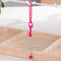 Mini Beadable Keychain Metal DIY Creative Personality Bag Pendant 13