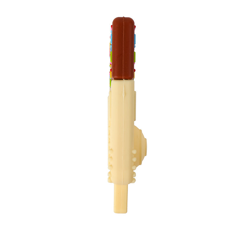 Silicone Teething Toy Stick Shape for Baby Comfort 4