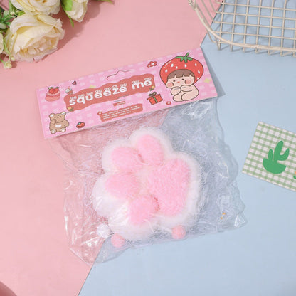 Plush Oversized Cat Paw Squishy Toy Soft Sensory Stress Ball 2 Pack 11