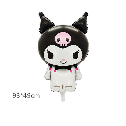 Sanrio Kuromi Melody Foil Balloons Birthday Party Decoration 5pcs 28
