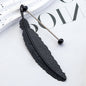 Beadable Feather Bookmarks Metal DIY Craft Supplies 19.6x2.4cm 9