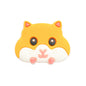 20pcs Silicone Focal Beads Hamster Front Facing Design 10