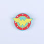 20Pcs Silicone Focal Beads Winged W Emblem Circle Frame 2