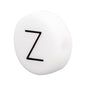 20pcs 12mm Silicone Letter Beads Alphabet Flat Round Single Letter 30