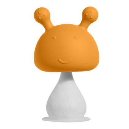 Silicone Mushroom Teething Toy Baby Rattle Teether 8