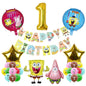 SpongeBob SquarePants Foil Balloon Set Birthday Party Decoration 2Set 3