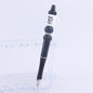 Black Cup Silicone Beaded Pens Handmade Novelty Pen Gift 13