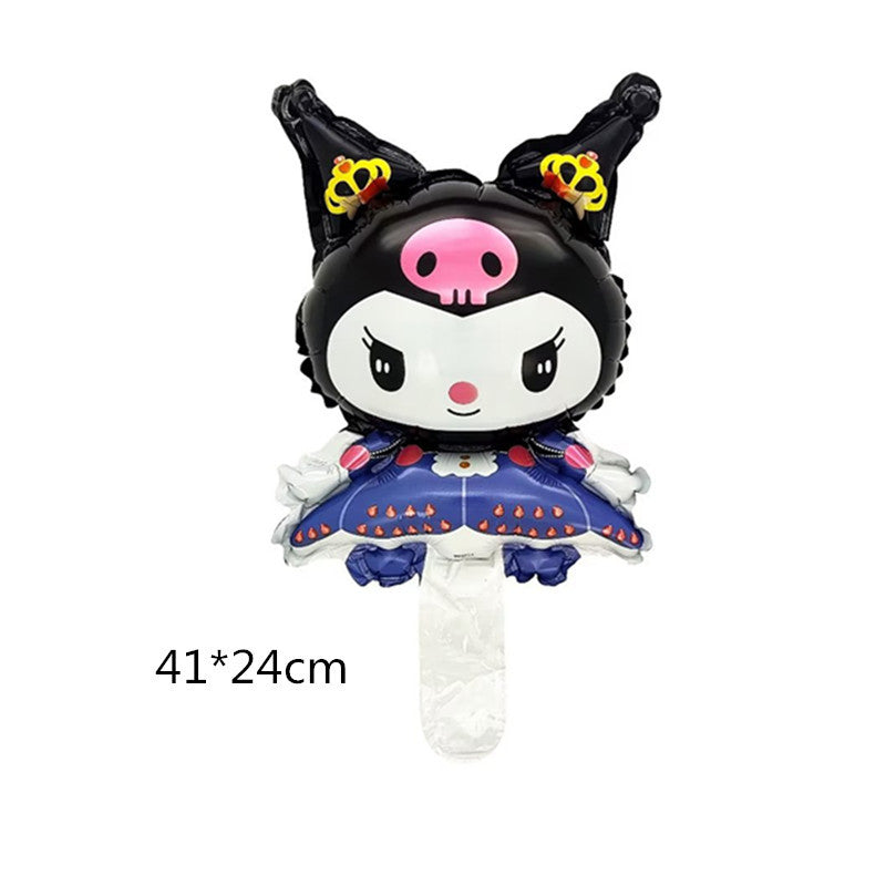 Mini Animal and Cartoon Foil Balloon Set Party Decoration 5pcs 10
