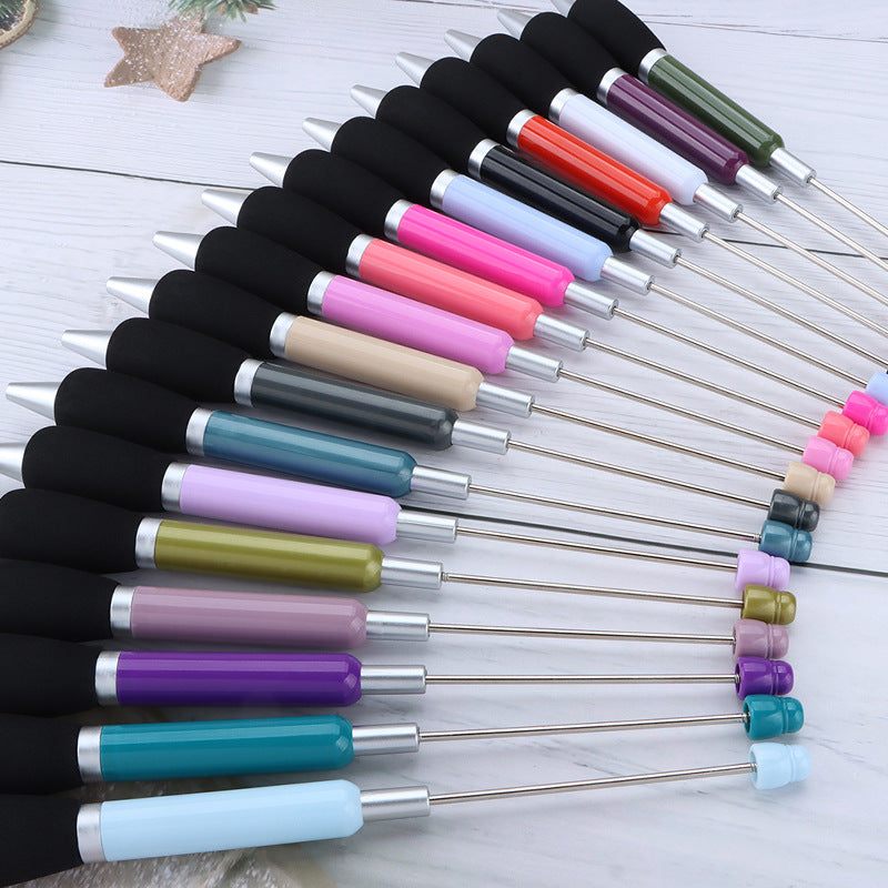 Creative DIY Comfortable Grip Sponge Sheath Beadable Ballpoint Pens 3