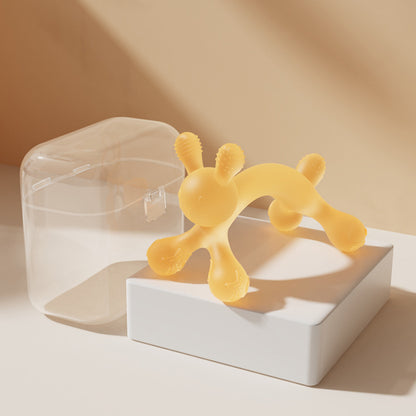 Silicone Baby Teether Lying Down Rabbit Shape Baby Teethers 6