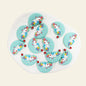 Silicone Focal Beads Unicorn Moon with Star Detail 11