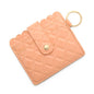 PU Leather Keychain Coin Purse Card Holder Compact Design 18