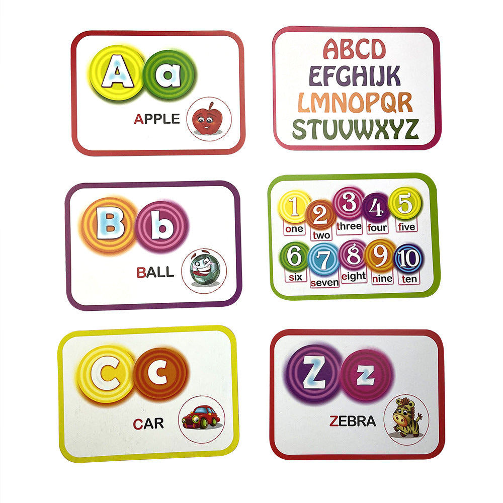 Educational Paper Flash Cards Early Development Learning Toy 10