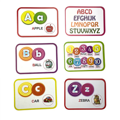 Educational Paper Flash Cards Early Development Learning Toy 10