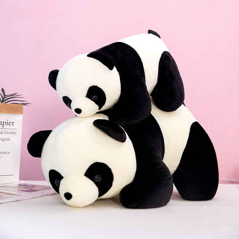 Panda Stuffed Animal Plush Toy Short Plush with PP Cotton Filling 4