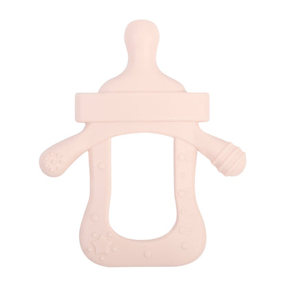 Silicone Baby Teething Toy Bottle Shape for Infant 9
